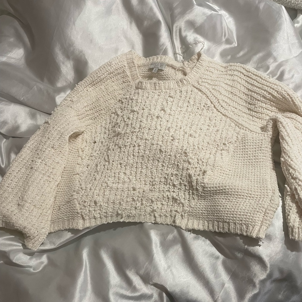 Cream sweater